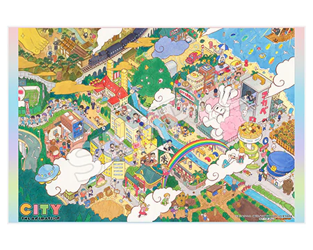 「CITYの住人を探そう！」BIGタオル
